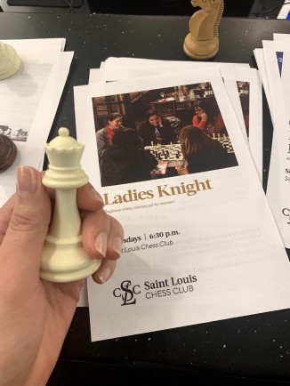 Ladies Knight at the St. Louis Chess Club